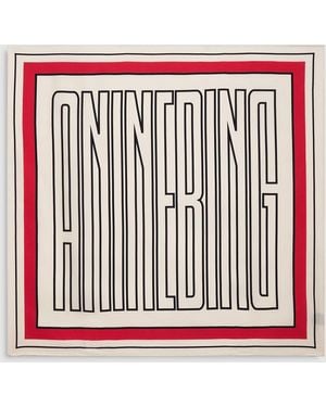 Anine Bing York Scarf - White