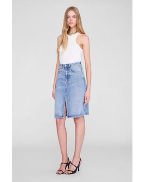 Anine Bing Jamey Skirt - Blue