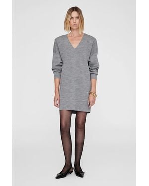 Anine Bing Essex Dress - Gray
