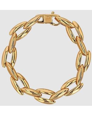 Anine Bing Oval Link Bracelet - Metallic