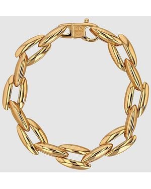 Anine Bing Oval Link Bracelet - Metallic