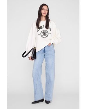 Anine Bing Miles Sweatshirt Collegiate - Blue