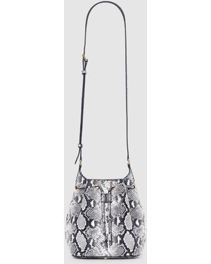 Anine Bing Mini Alana Bucket Bag - White