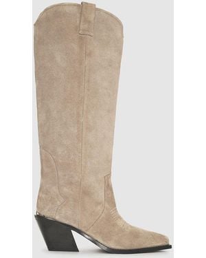 Anine Bing Tall Tania Boots - White