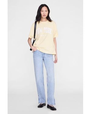 Anine Bing Cade New York College Tee - Blue