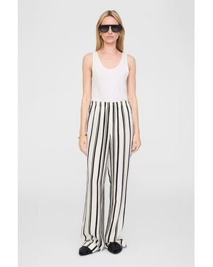 Anine Bing Elain Pant - White