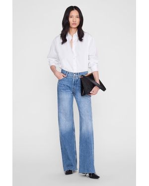 Anine Bing Essie Shirt - Blue