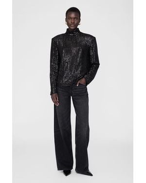 Anine Bing Josephine Top - Black