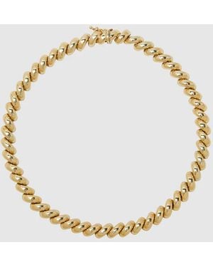 Anine Bing Spiral Necklace - White