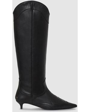 Anine Bing Tall Rae Boots - Black