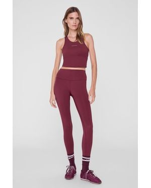Anine Bing Dave Legging - Red