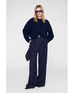 Anine Bing Lou Trouser - Blue
