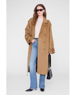 Anine Bing Rickie Maxi Trench - White