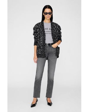 Anine Bing Banks Cardigan - Black