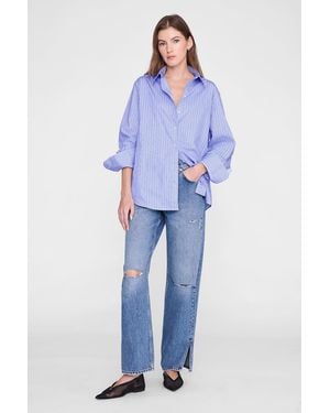 Anine Bing Essie Shirt - Blue