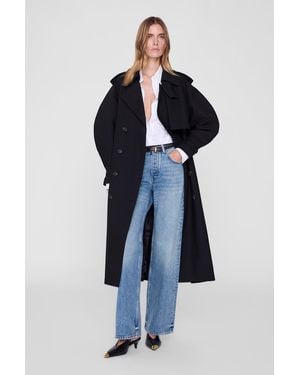 Anine Bing Pascale Maxi Trench - Blue