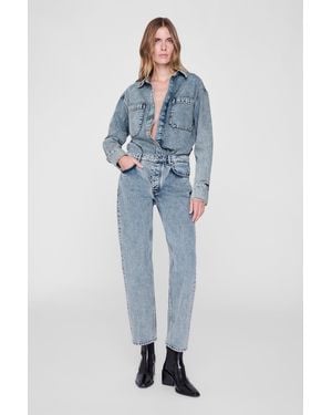 Anine Bing Samy Shirt - Blue