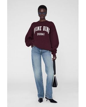 Anine Bing Miles Sweatshirt Dubai - Red
