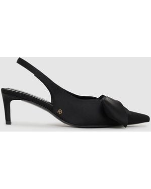 Anine Bing Nina Heels With Bow - Blue