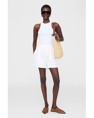 Anine Bing Kam Short - White