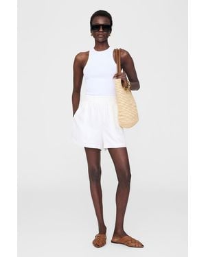 Anine Bing Kam Short - White