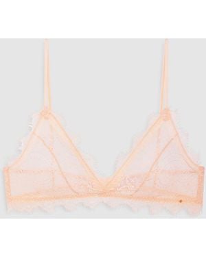 Anine Bing Lace Bra With Trim - Pink