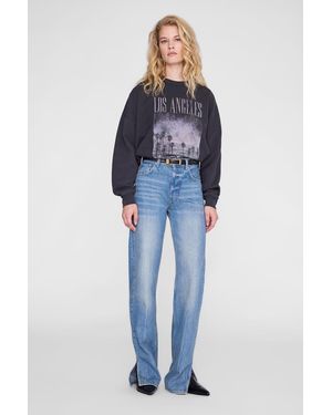 Anine Bing Miles Sweatshirt Los Angeles - Blue