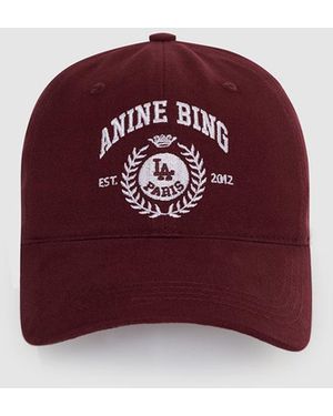 Anine Bing Jeremy Baseball Collegiate Cap - Red