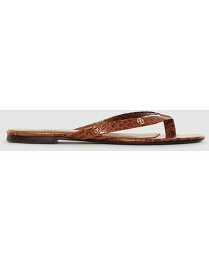 Anine Bing Noelle Thong Sandals - White