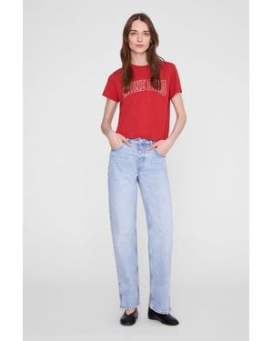 Anine Bing Shelley Tee - Red
