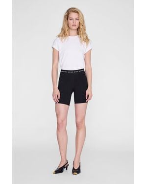Anine Bing Dan Biker Short - White