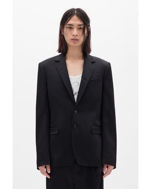 Ann Demeulemeester Vince Straight Tailored Jacket - Black