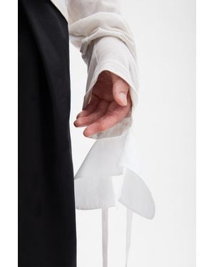 Ann Demeulemeester Emiliuis Sketch Print Long Sleeve T-Shirt - White