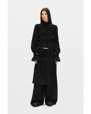 Ann Demeulemeester Joella Decorative Tulle Band - Black