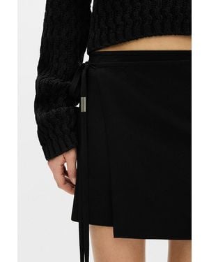 Ann Demeulemeester Jolien Mini Wrap Skirt - Black