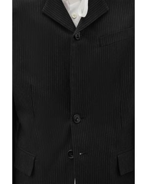 Ann Demeulemeester Derek Straight Tailored Jacket - Black
