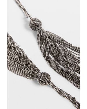 Ann Demeulemeester Ieta Multi Chain Necklace - Grey