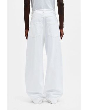 Ann Demeulemeester Michael 5 Pocket High Comfort Trousers - White