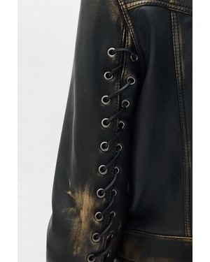 Ann Demeulemeester Guda Slim Fit Zipped Jacket - Black