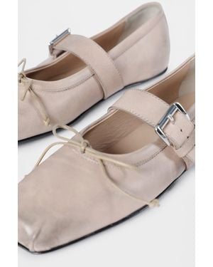 Ann Demeulemeester Zoey Ballerinas - Natural
