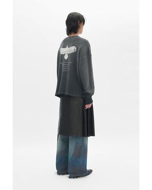 Ann Demeulemeester Emil Long Sleeve T-Shirt - Blue