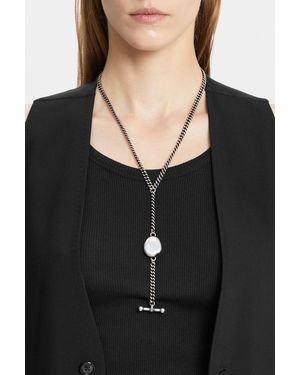 Ann Demeulemeester Eve Organic Sphere Necklace - Black