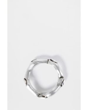 Ann Demeulemeester Emi Futuristic Thorn Ring - White