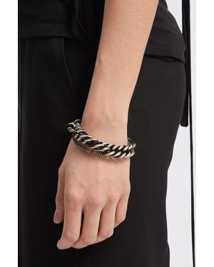 Ann Demeulemeester Hinna Double Chains Bracelet - Black