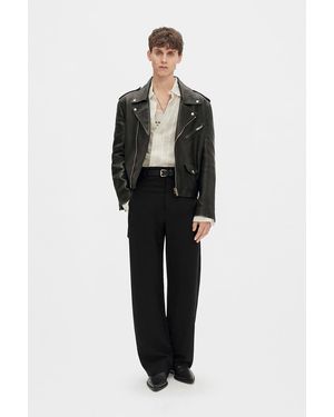 Ann Demeulemeester Leon Comfort Fit Trousers - Black