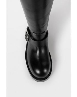 Ann Demeulemeester Arwa Engineer High Boots - Black