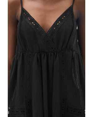 Ann Demeulemeester Elen Negligé Midi Dress - Black