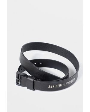 Ann Demeulemeester Vanir Leather Bracelet - Blue
