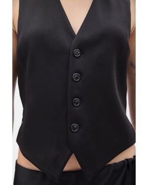 Ann Demeulemeester Tiuku Classic Waistcoat - Blue
