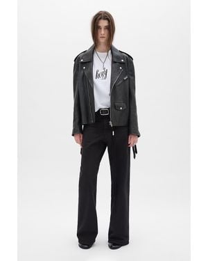 Ann Demeulemeester Fanie Standard Fit T-Shirt - Blue